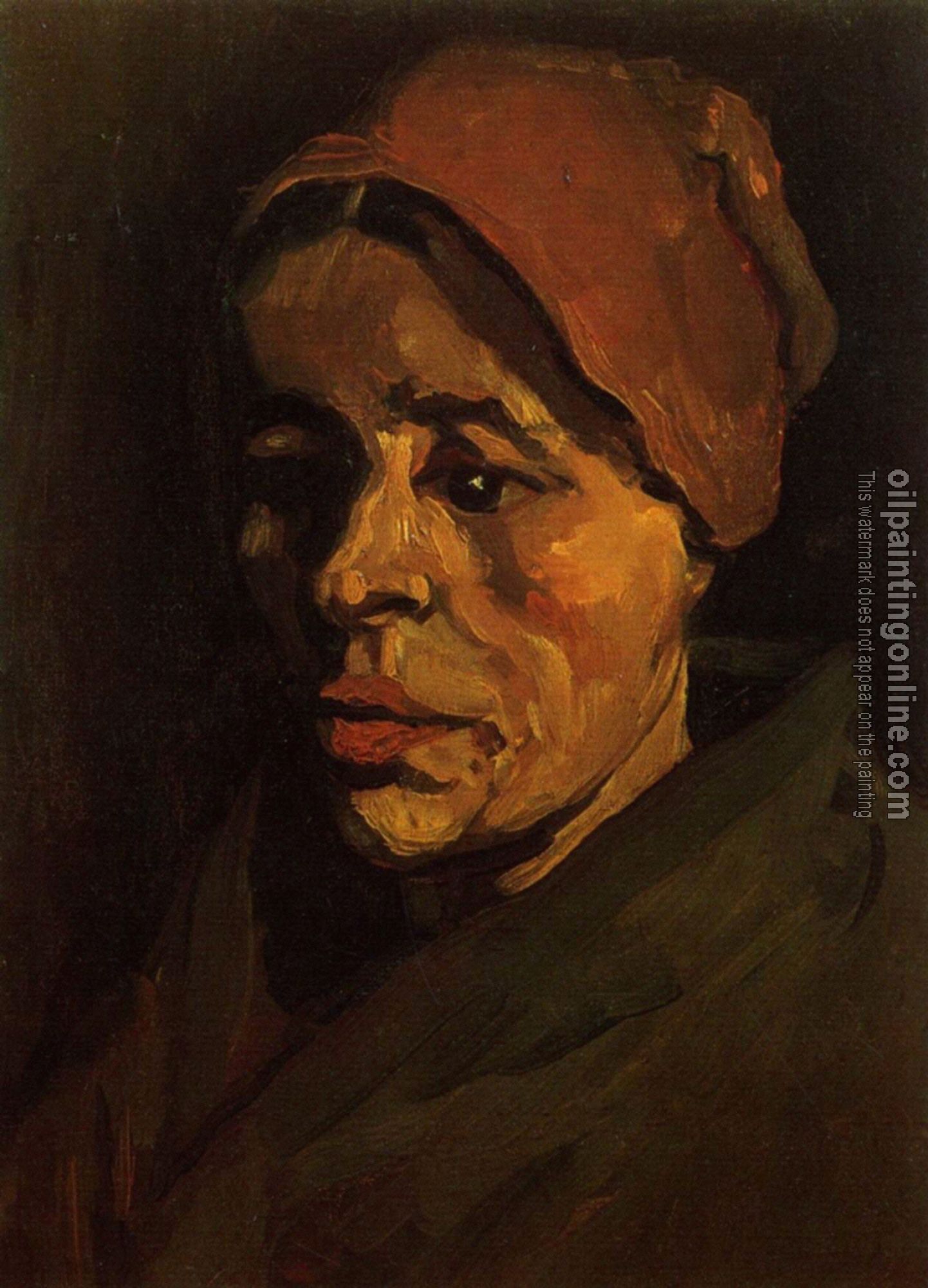 Gogh, Vincent van - Peasant Woman,Head